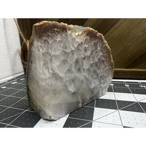 Display Natural Backing 684 Grams 1 lb 8 oz Polished Quartz Crystal Specimen 👀